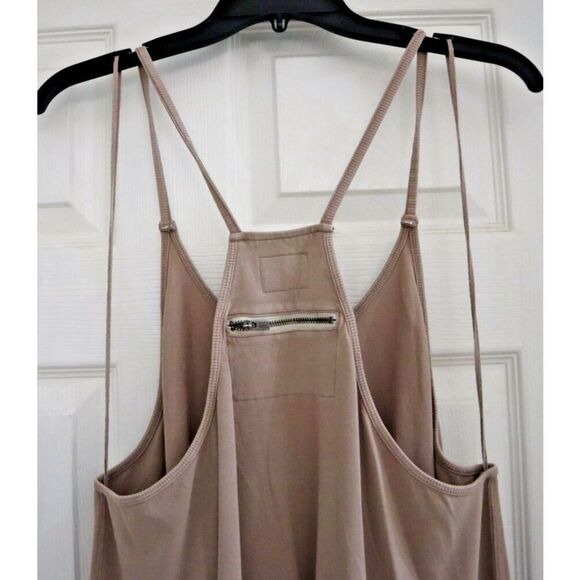 Free People Movement OB1239677 Women's Sz Small Light Brown Hot Shot Jumpsuit - Picture 4 of 13